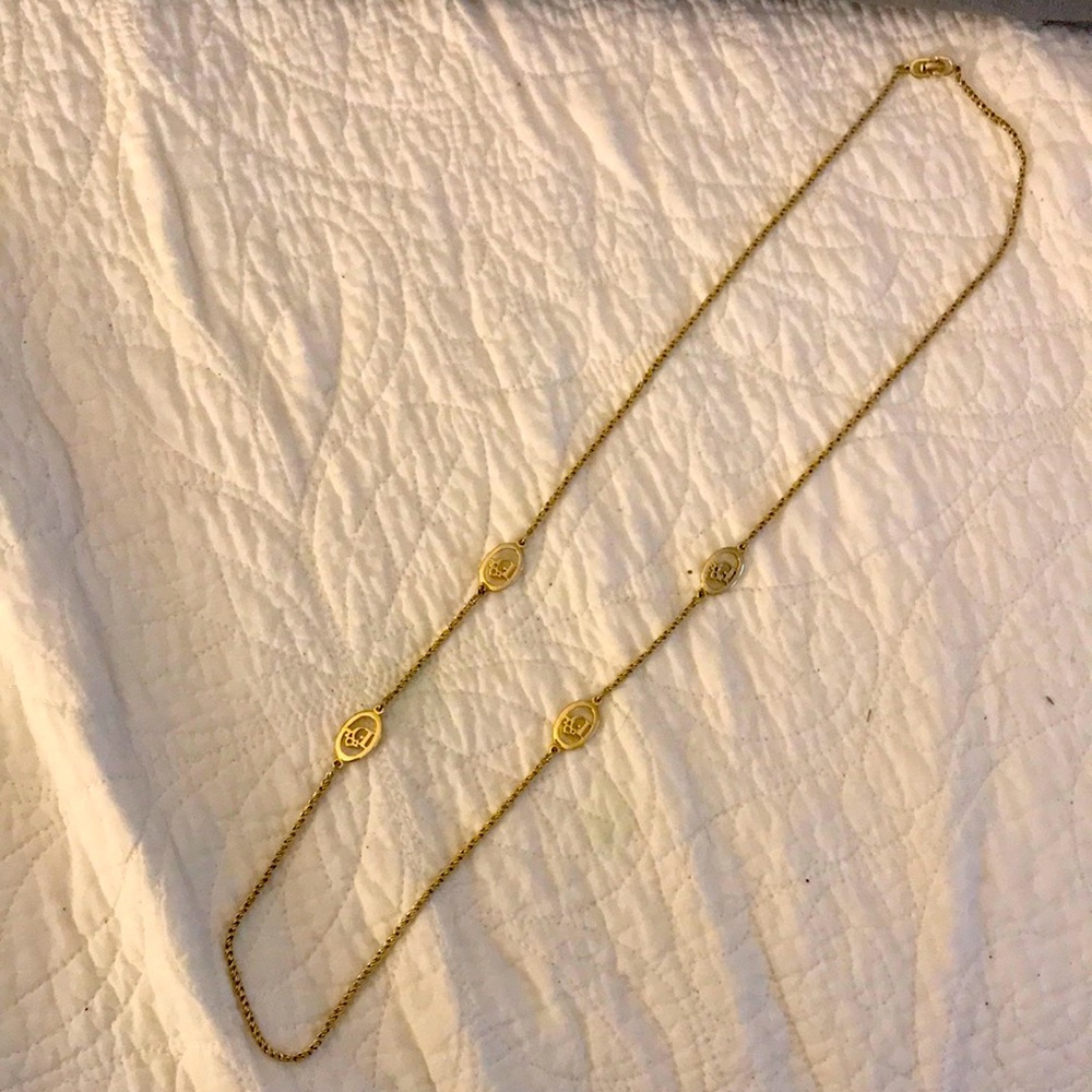 Dior gold chain
